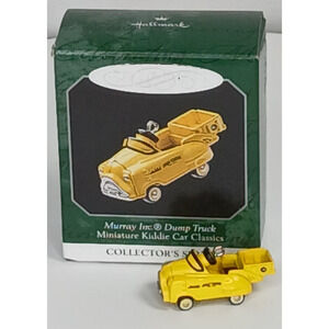 Miniature Hallmark Kiddie Car Classics 1953 Murray Dump Truck Keepsake ornament